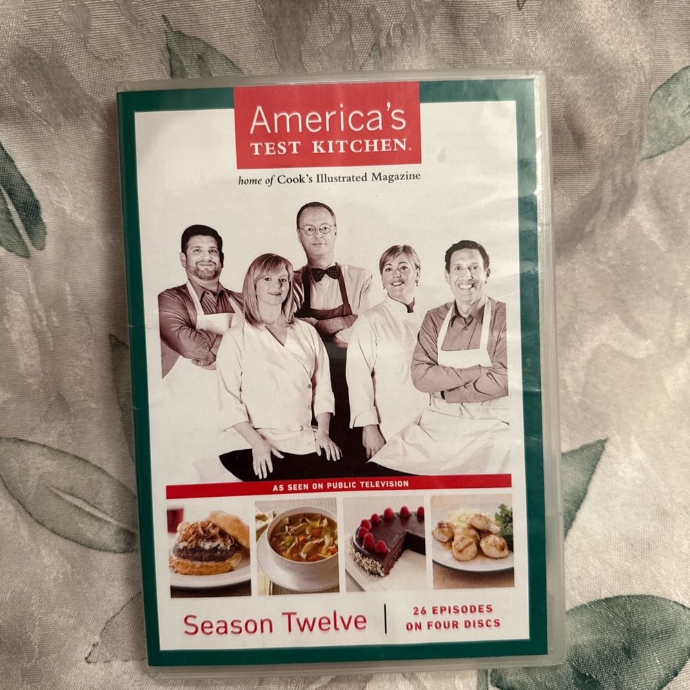 America's Test Kitchen Season 12 DVD 4 Disc Set